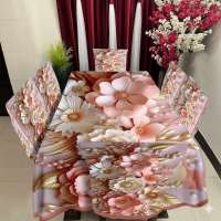 Premium 3D Print Table Cloth Set Product Code: 1974