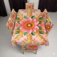 Premium 3D Print Table Cloth Set Product Code: 1966